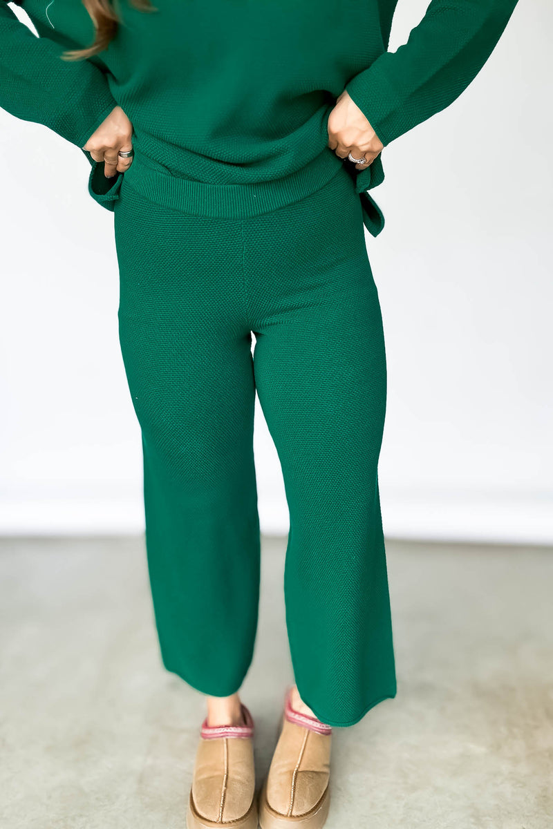Green Sweater Pants