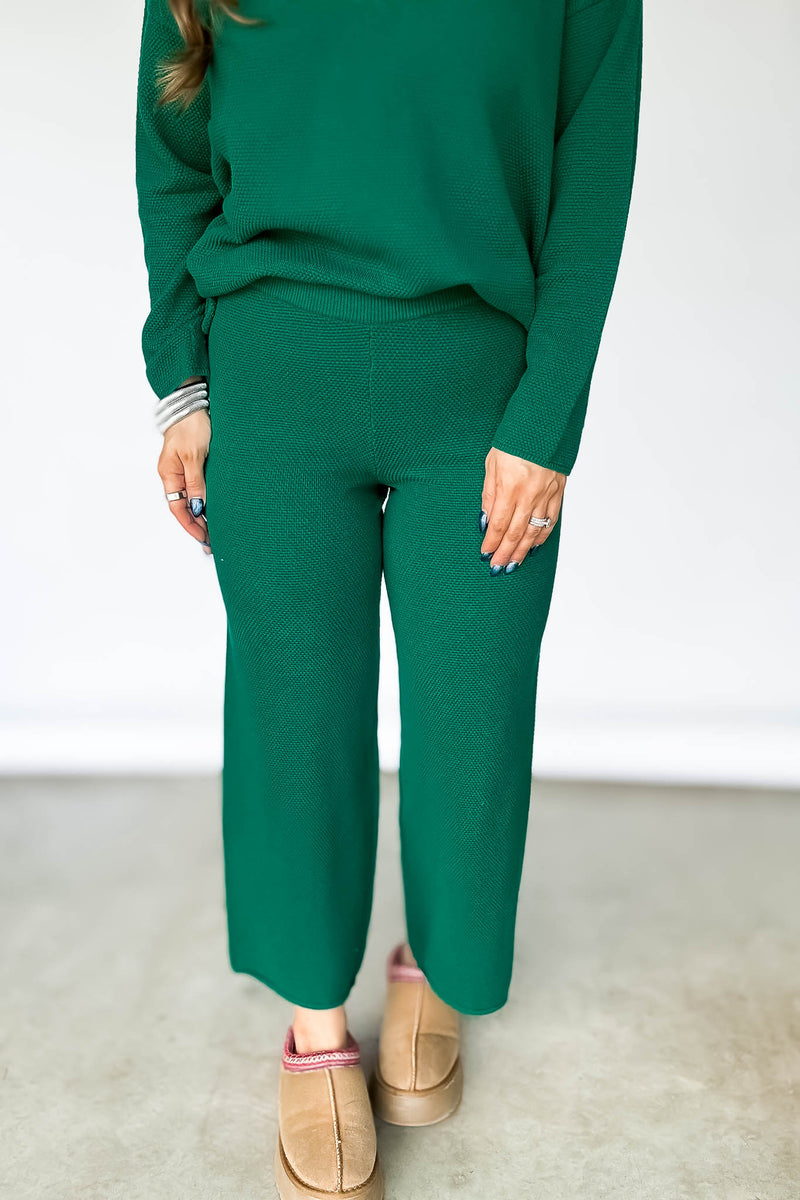 Green Sweater Pants