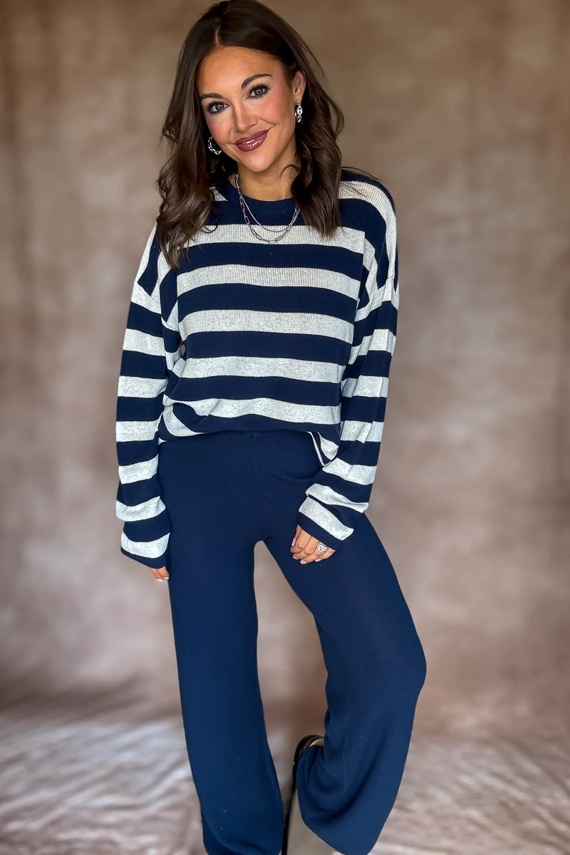 Softwave Stripe Sweater Top