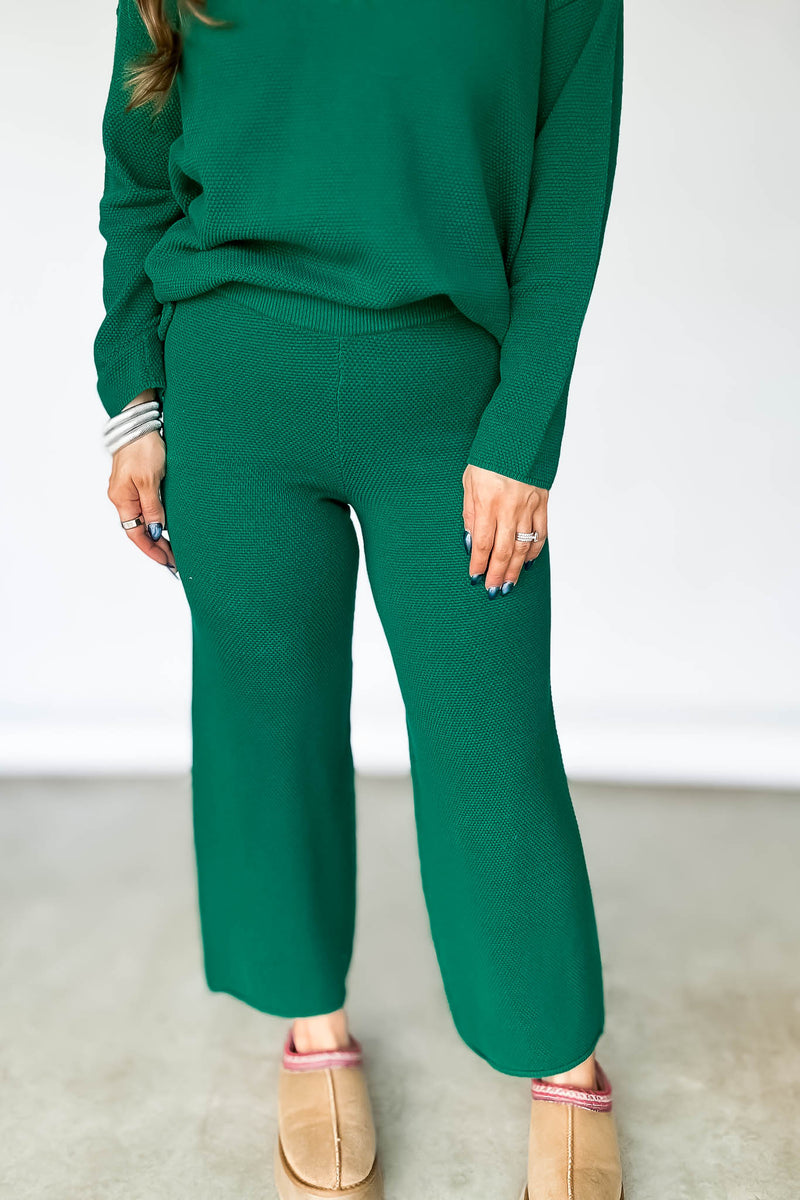 Green Sweater Pants