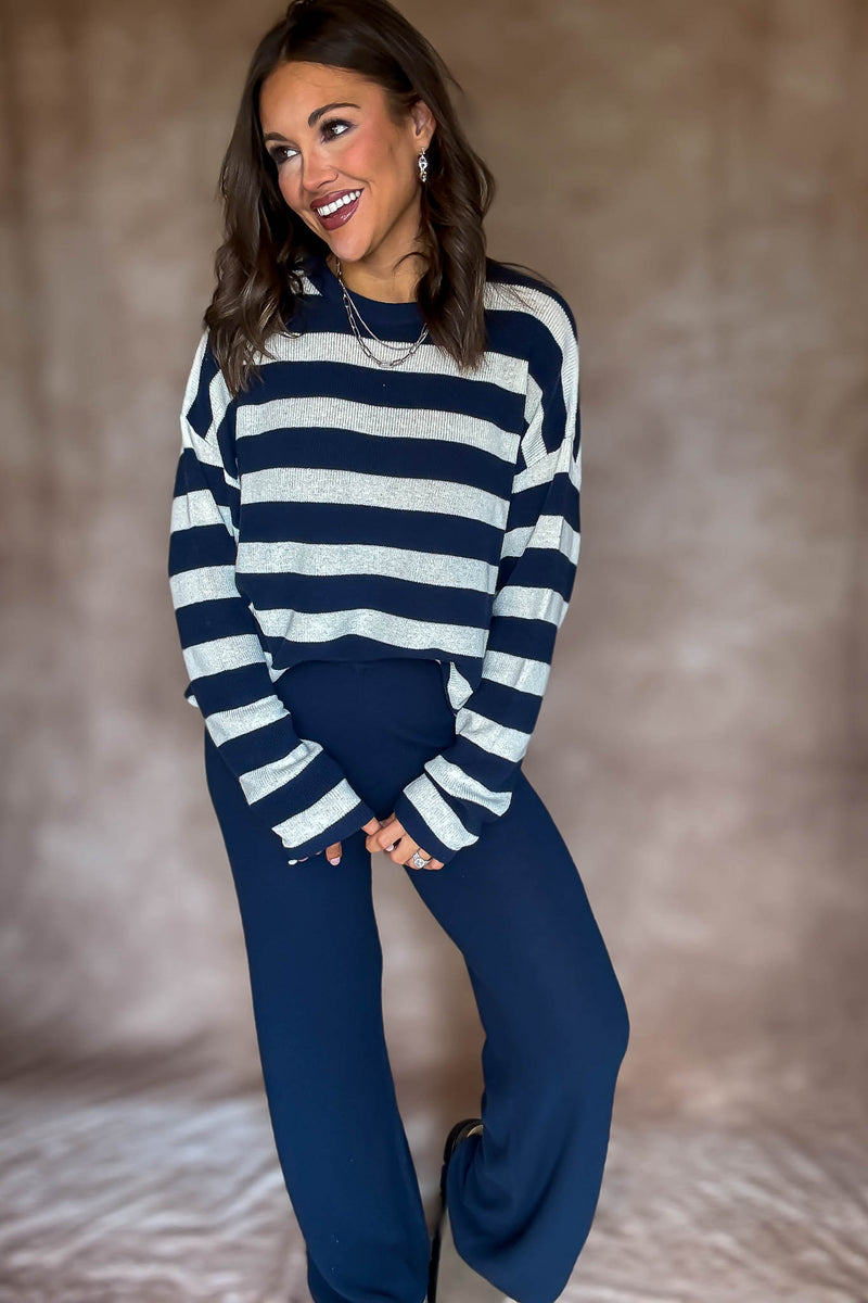 Softwave Stripe Sweater Top