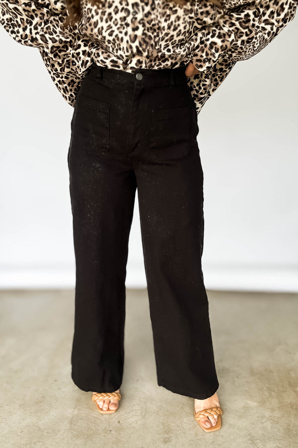 High-Waist Wide-Leg Pants