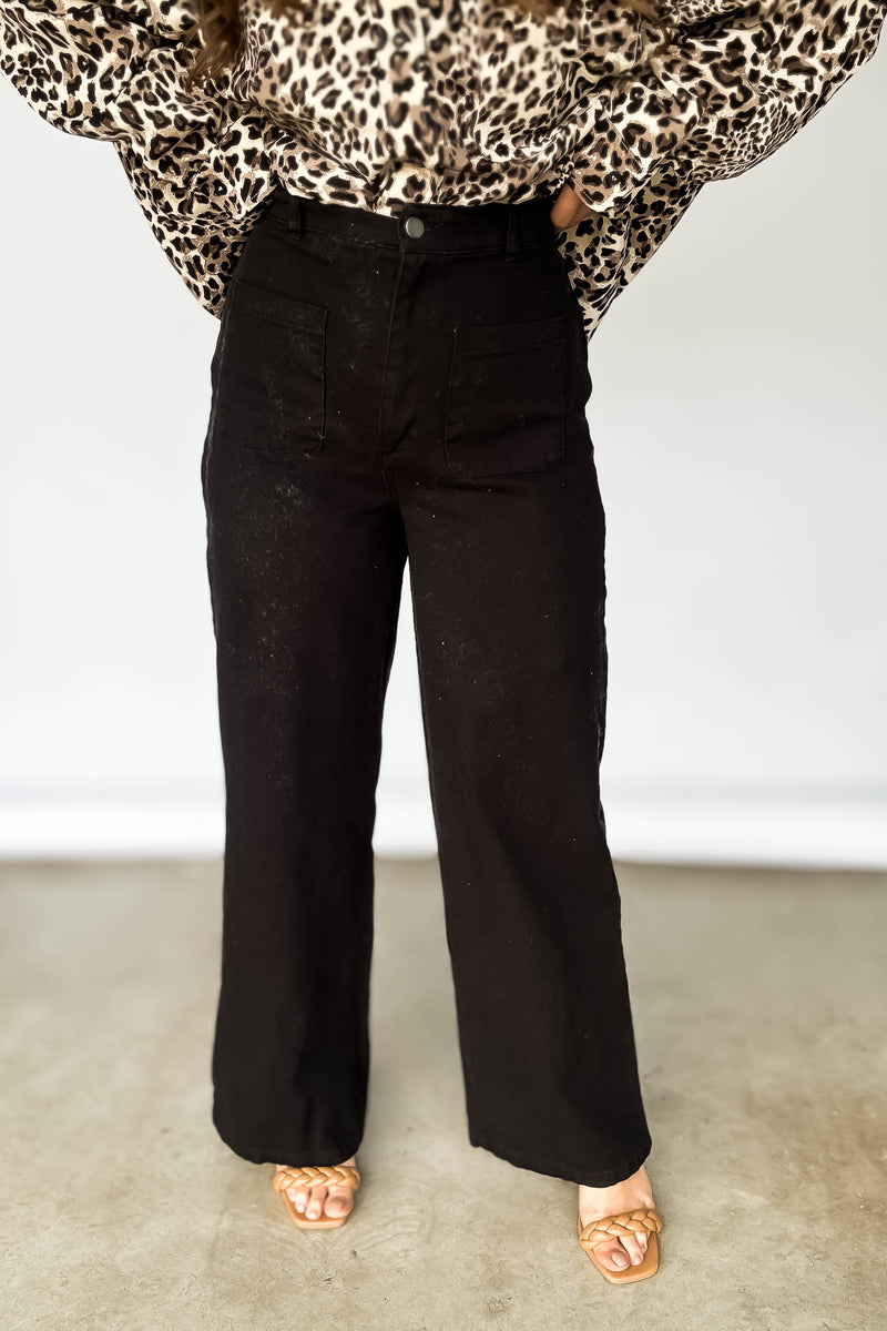 High-Waist Wide-Leg Pants