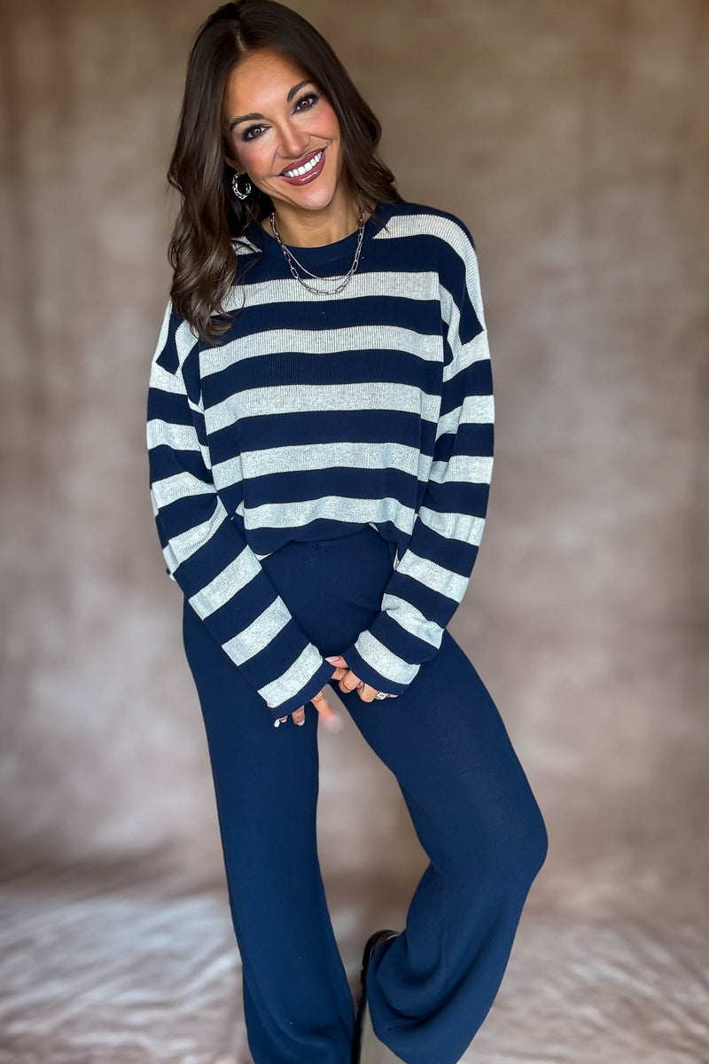 Softwave Stripe Sweater Top