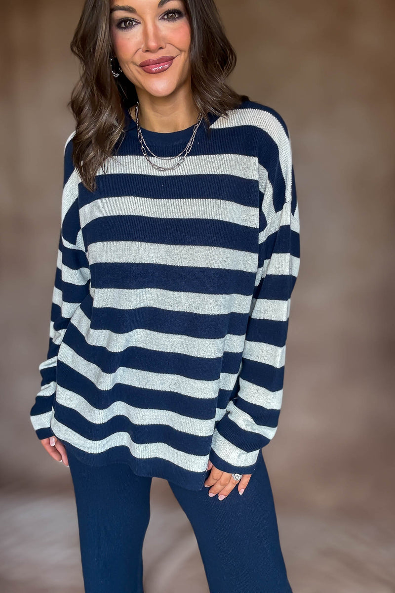 Softwave Stripe Sweater Top