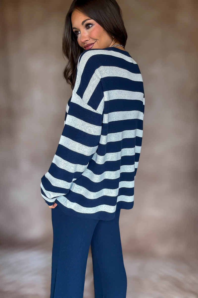 Softwave Stripe Sweater Top