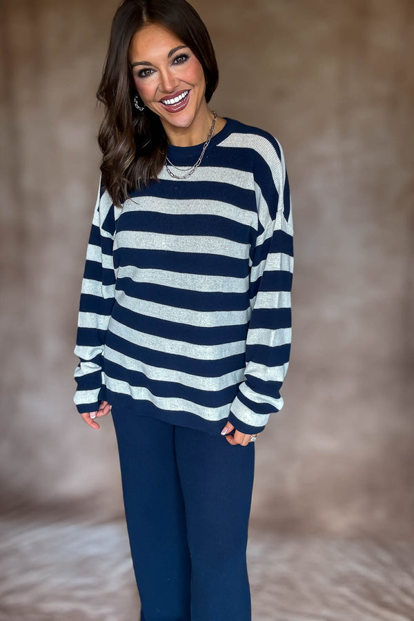 Softwave Stripe Sweater Top