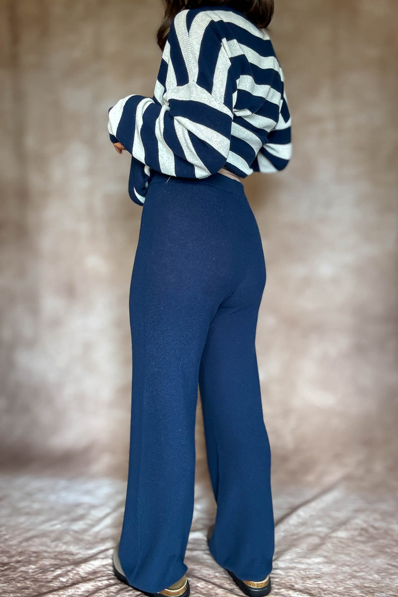 Softwave Navy Sweater Pants