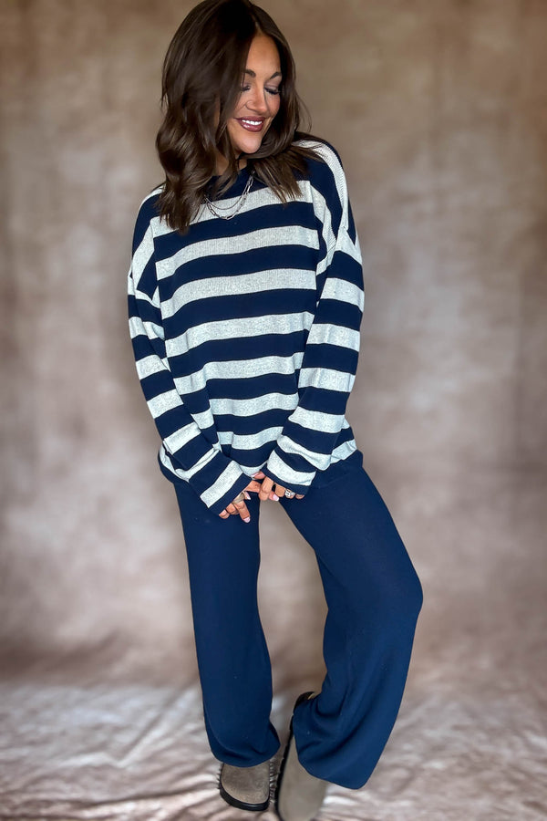 Softwave Stripe Sweater Top