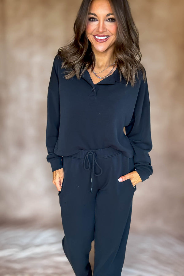 Laguna Black Luxe Top