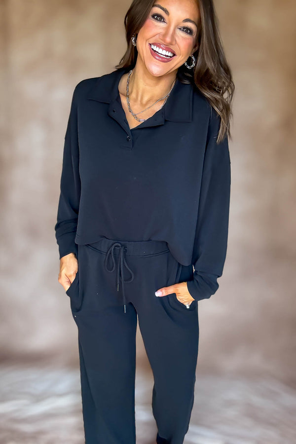 Laguna Black Luxe Top