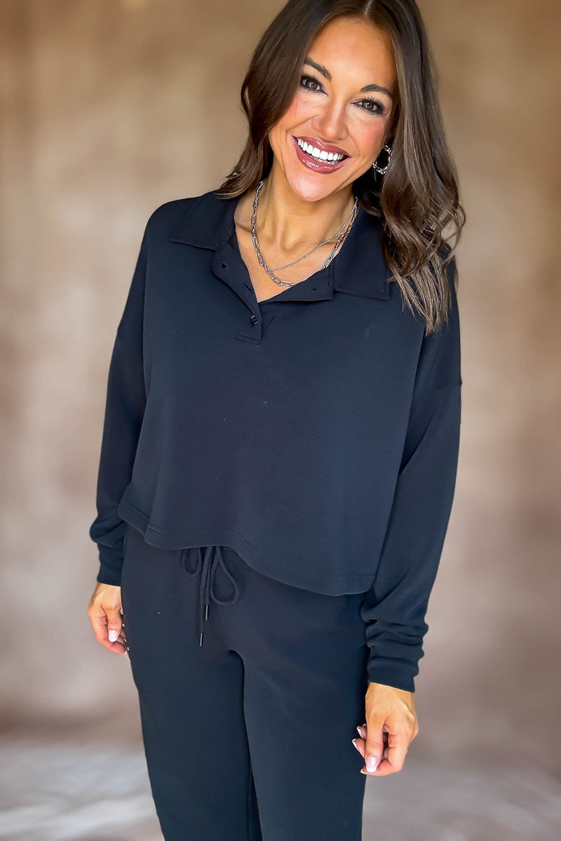 Laguna Black Luxe Top
