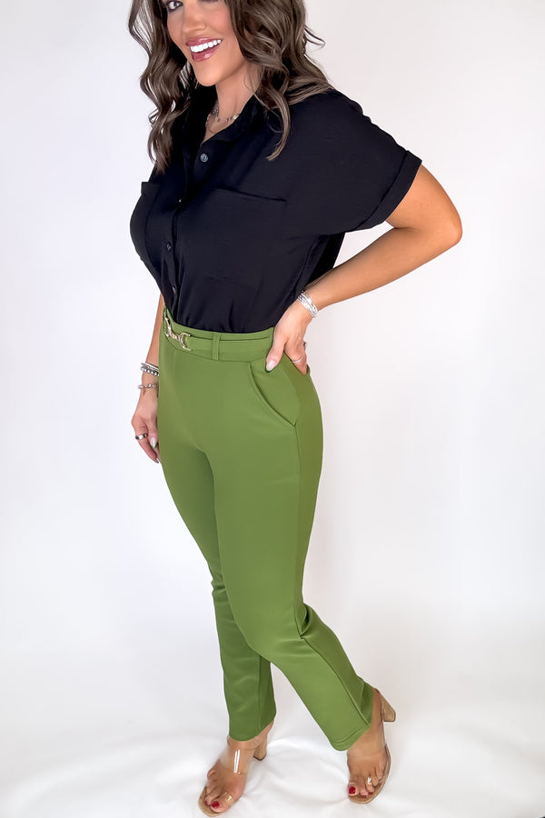 Rylie Vintage Green Pants