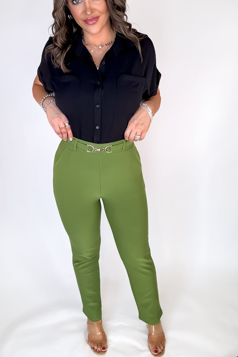 Rylie Vintage Green Pants
