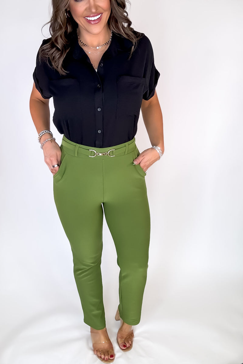 Rylie Vintage Green Pants