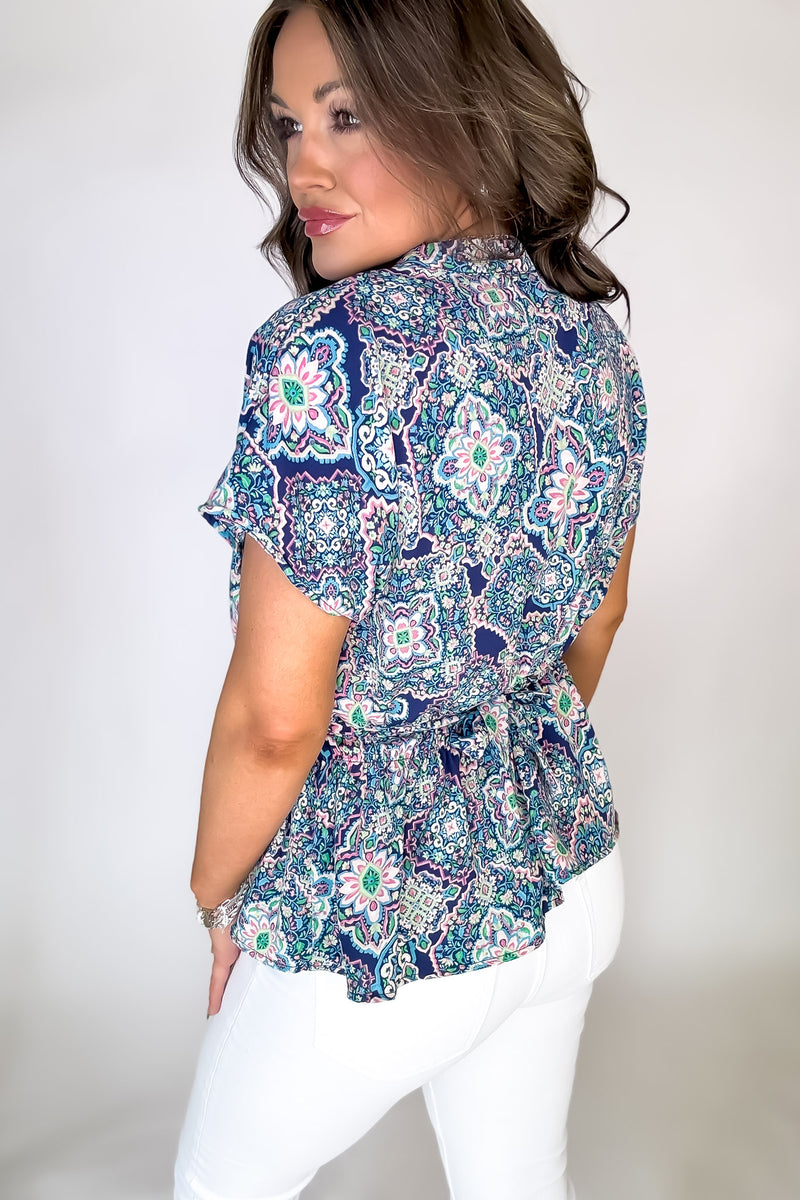 Happy Thoughts Multi Print Top