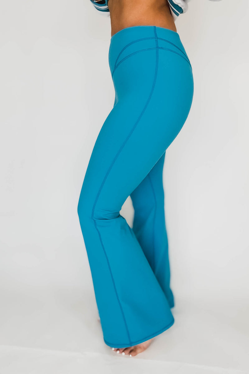 Contour Seam Blue Jay Leggings