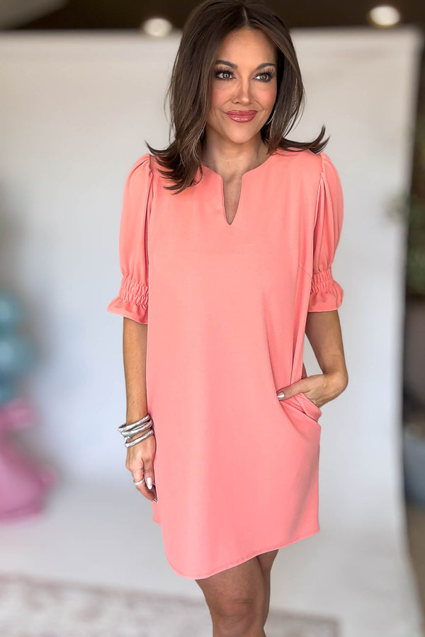Something Good Coral Dress