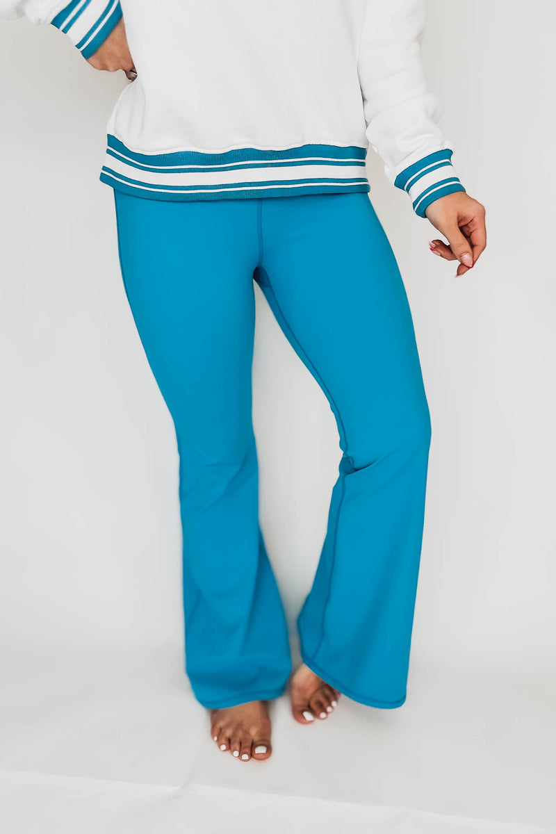 Contour Seam Blue Jay Leggings