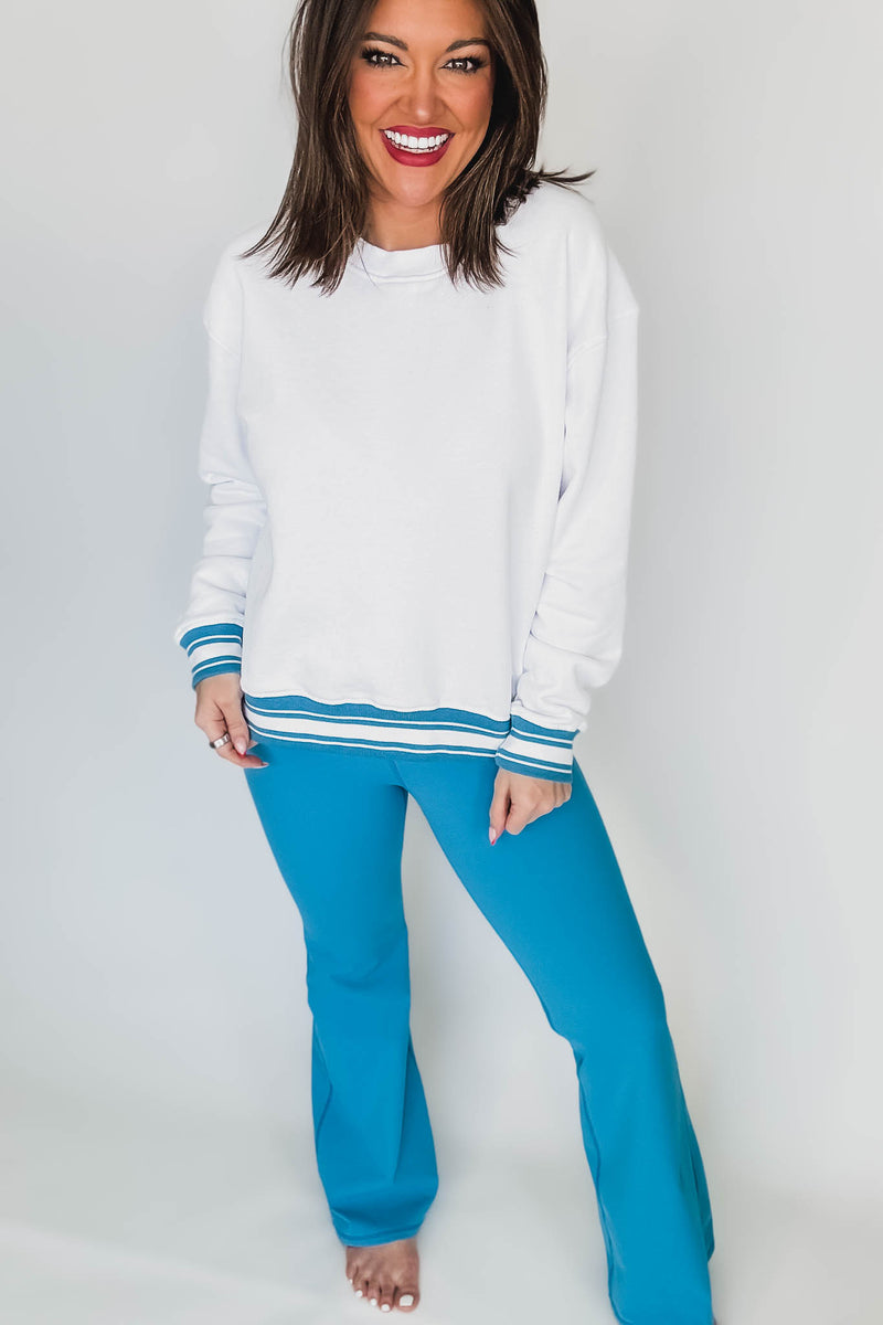 Contour Seam Blue Jay Leggings