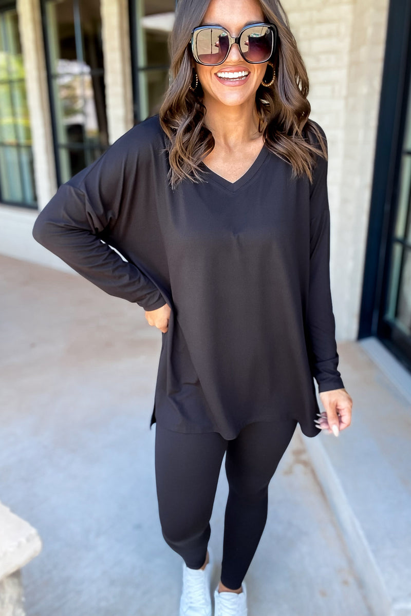 Thief Of My Heart Black Two Piece Set
