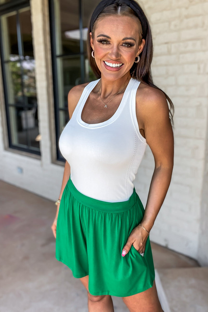 Seamless White Perforated Tank