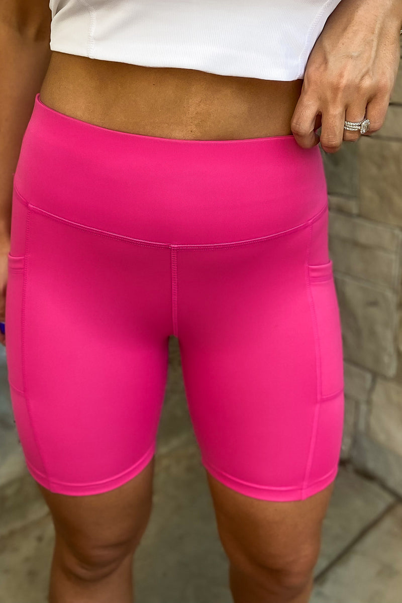 Reckless Love Pink Bike Shorts