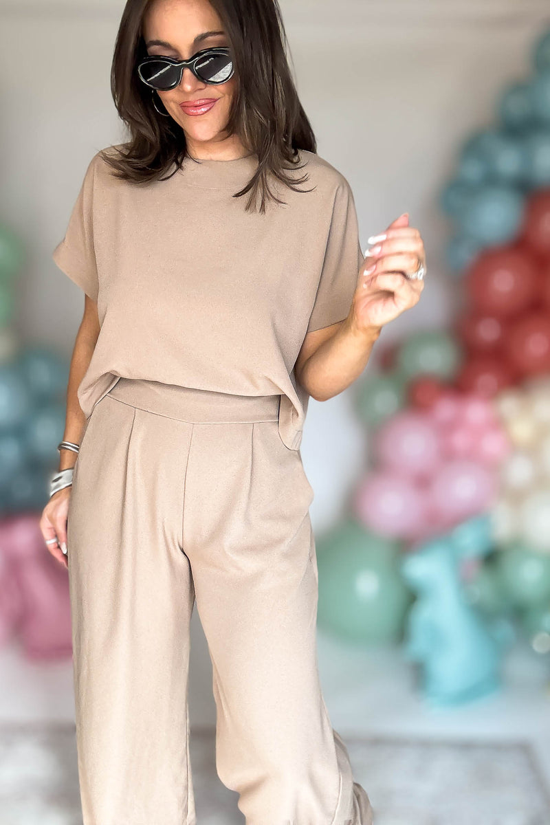 Naturally Neutral Mocha Jumpsuit