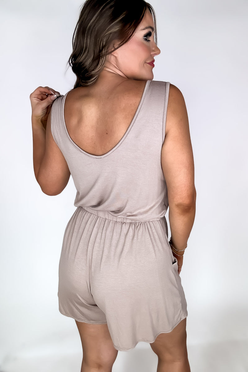 Rest And Relax Mocha Romper