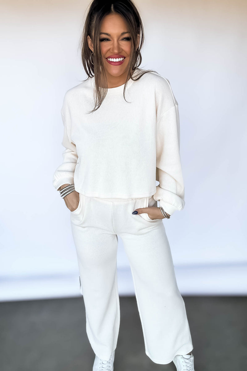 Relaxation Ivory Sweatshirt