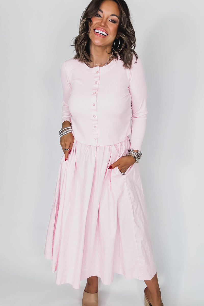 Spring Breeze Chalk Pink Skirt