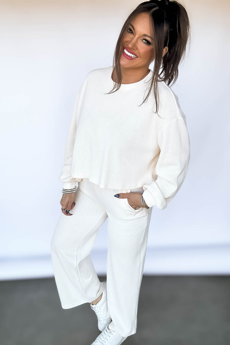 Relaxation Ivory Sweatshirt