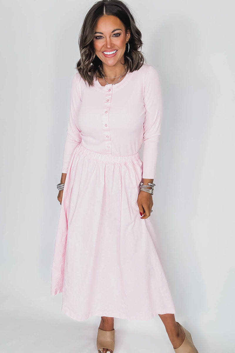 Spring Breeze Chalk Pink Skirt