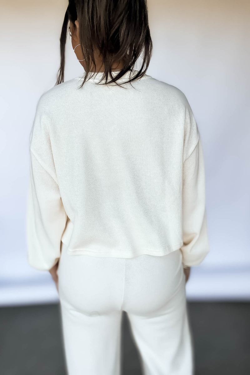 Relaxation Ivory Sweatshirt