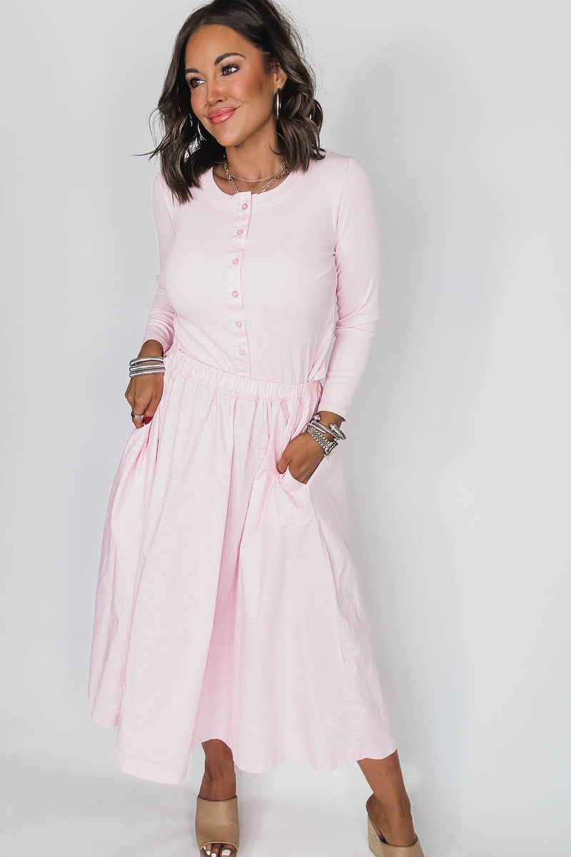 Spring Breeze Chalk Pink Skirt