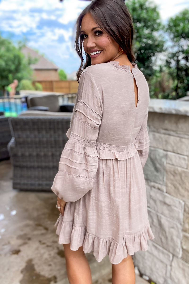 Clear Your Mind Ruffle Romper