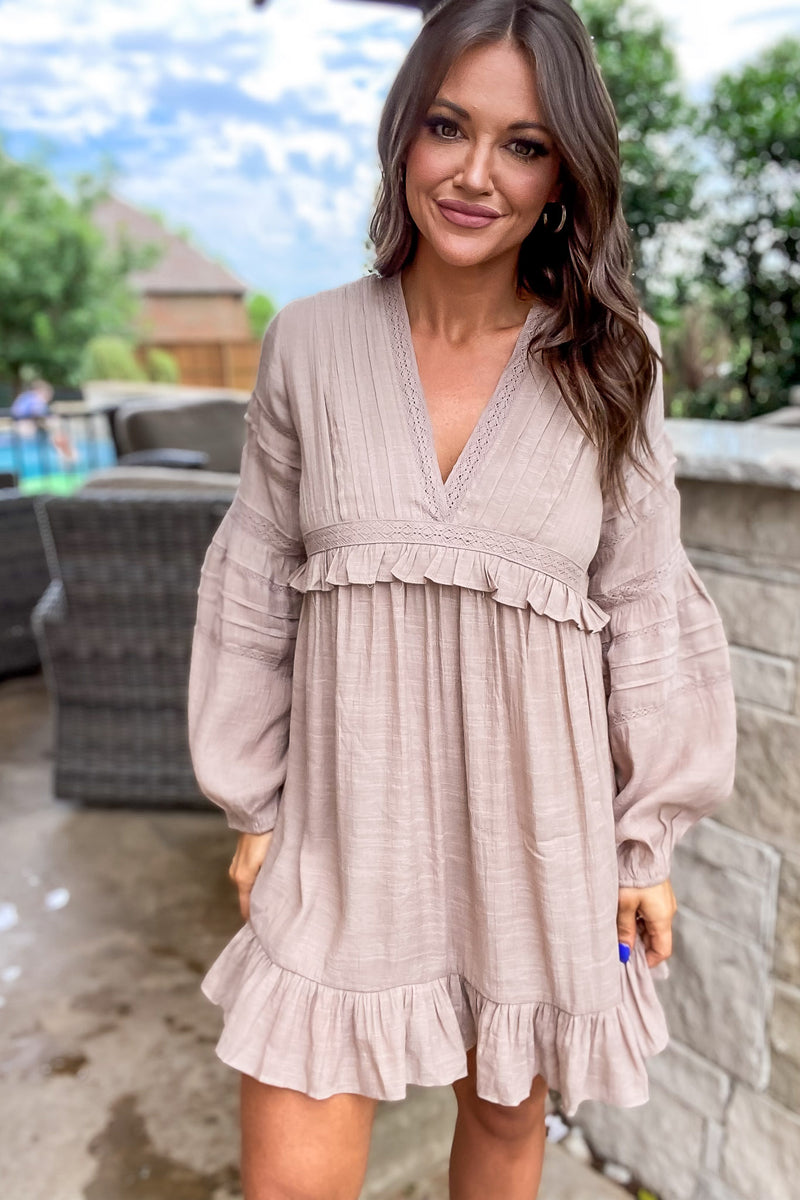 Clear Your Mind Ruffle Romper