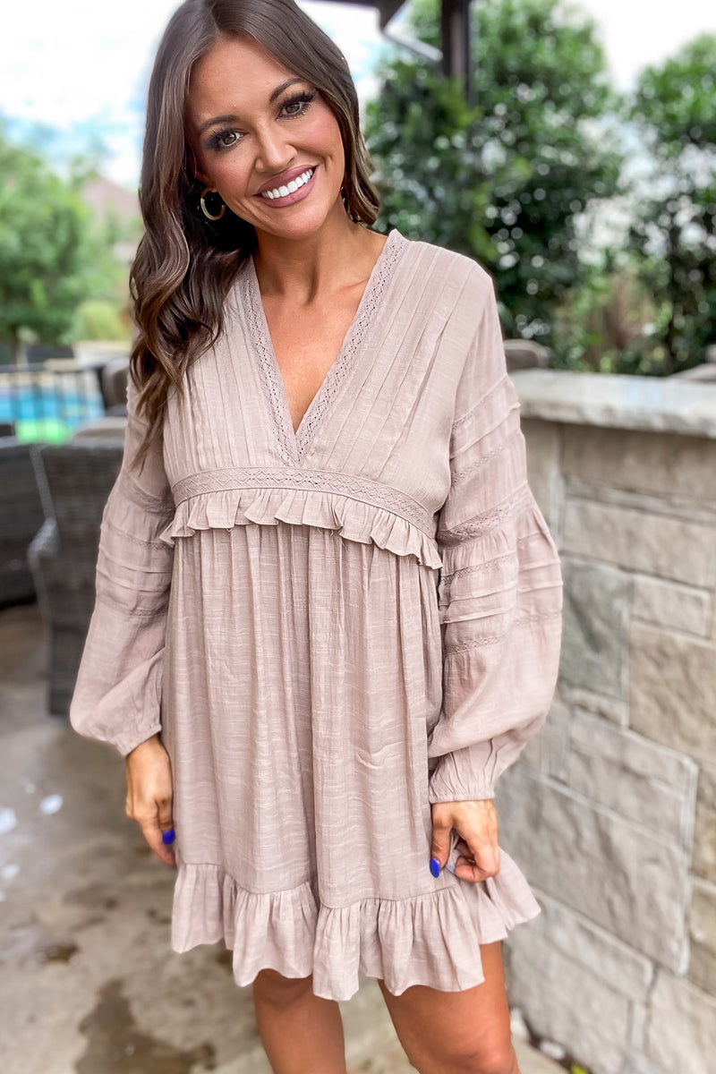 Clear Your Mind Ruffle Romper