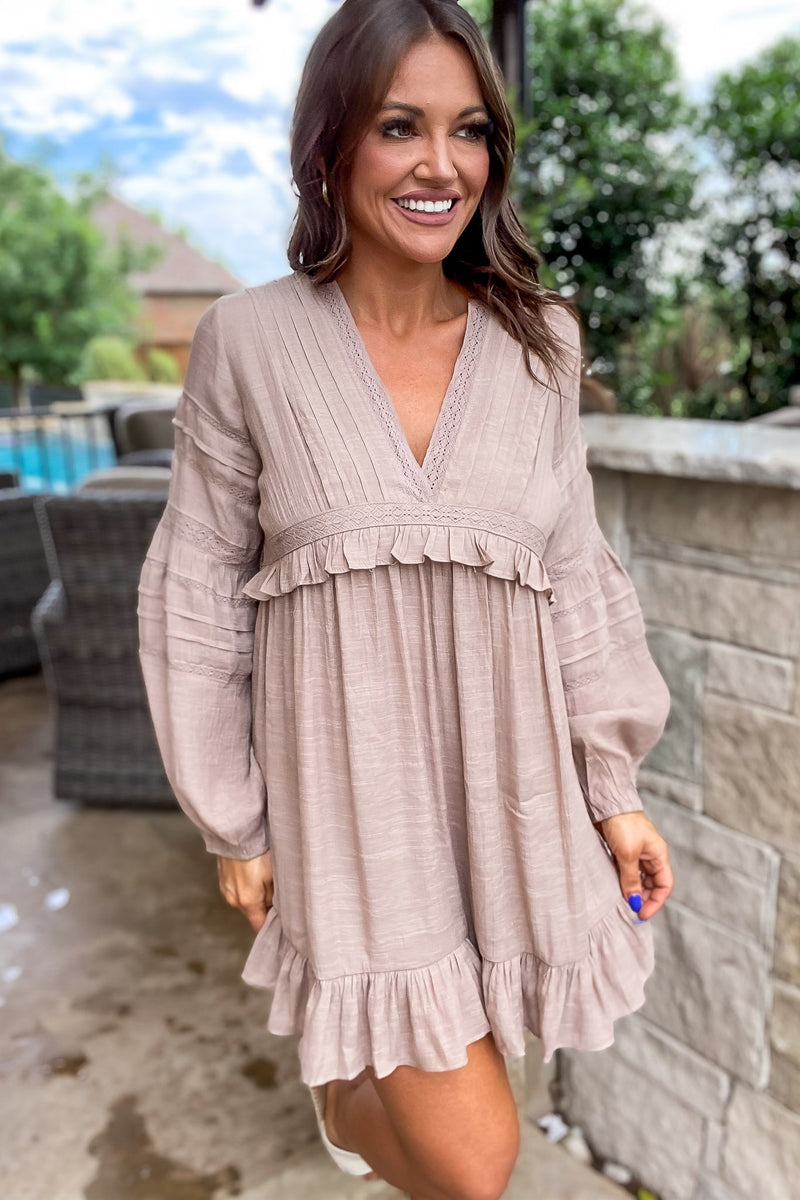 Clear Your Mind Ruffle Romper