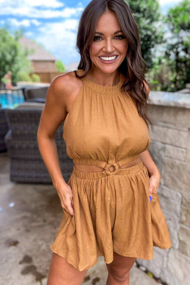 Love Your Destiny Terracotta Romper