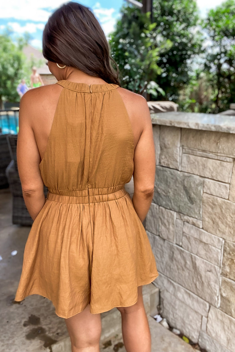 Love Your Destiny Terracotta Romper