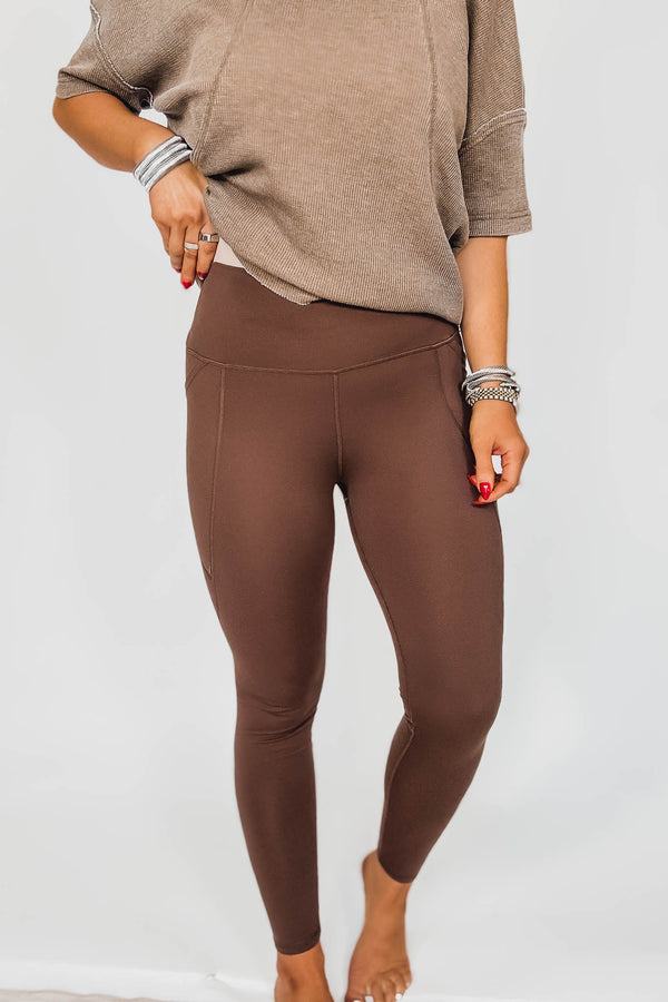 Venice Cloud Rich Soil Light Sculpt High-Waisted Leggings