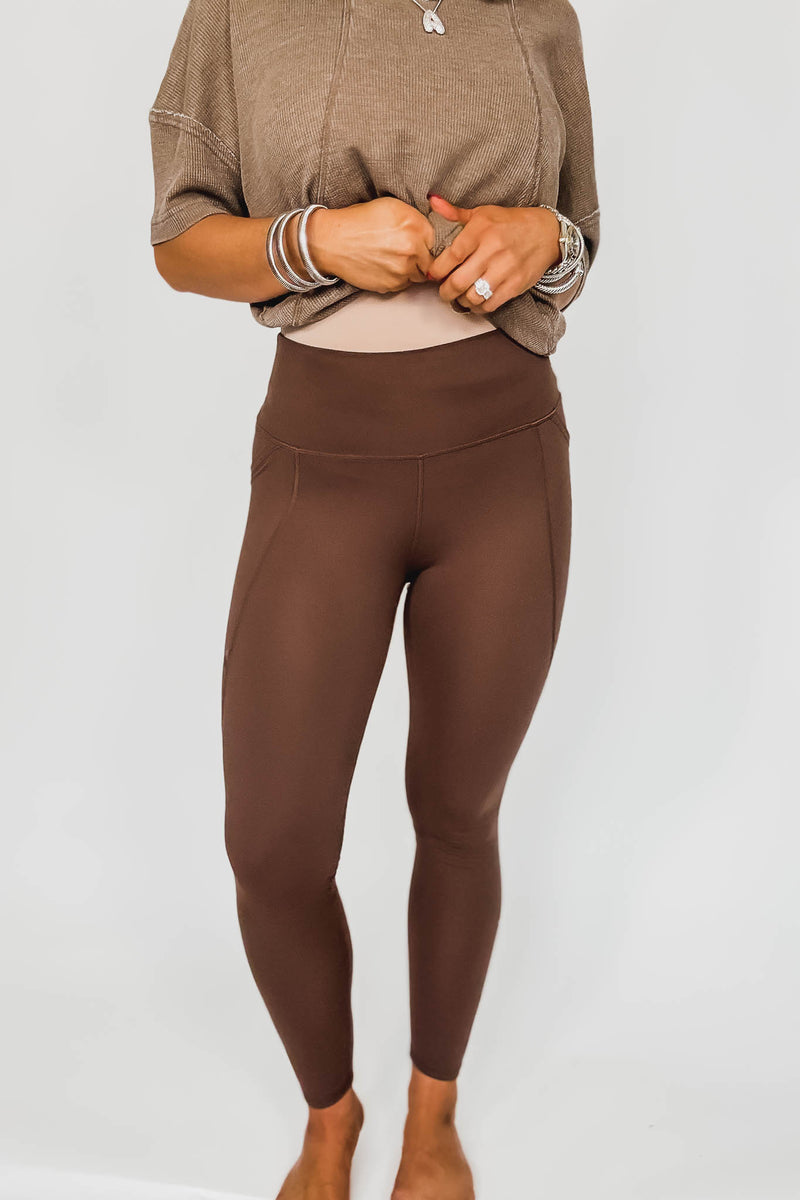 Venice Cloud Rich Soil Light Sculpt High-Waisted Leggings