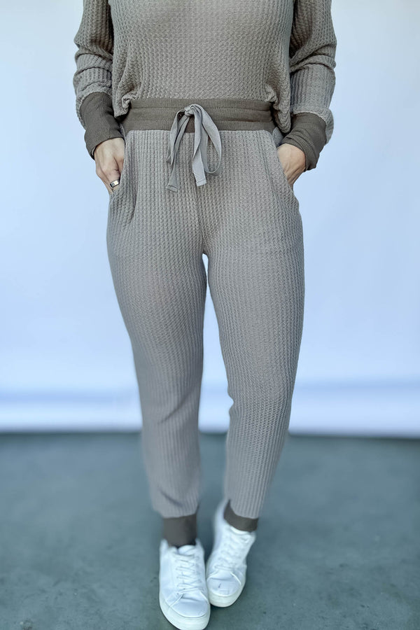 Mocha Waffle Joggers