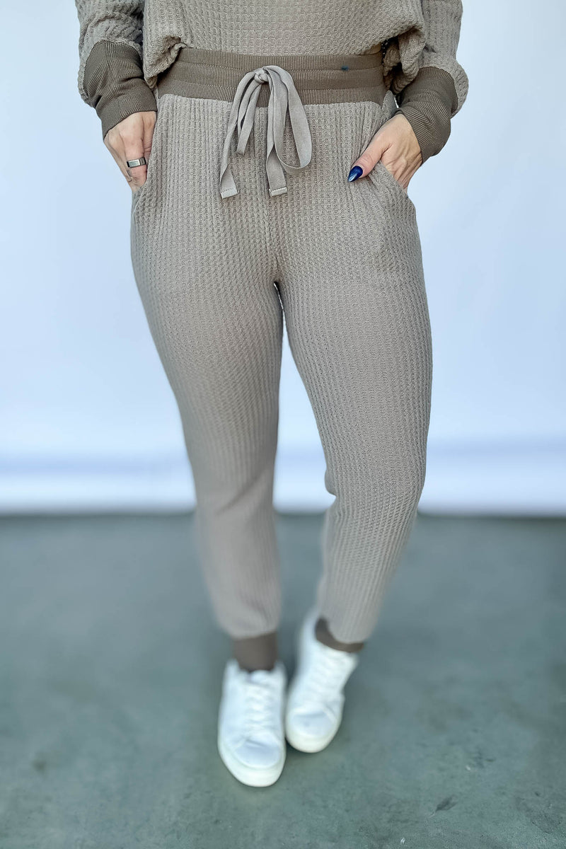 Mocha Waffle Joggers