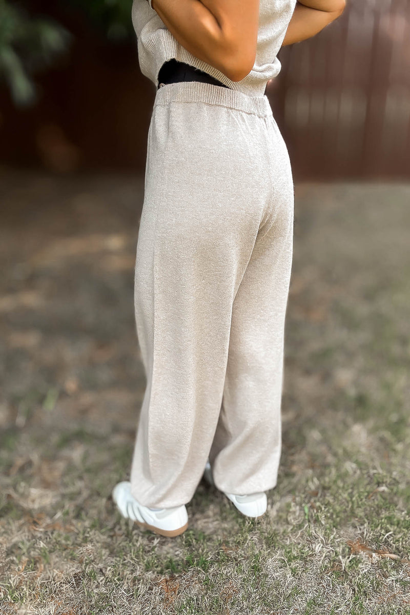 Mable Taupe Sweater Pants
