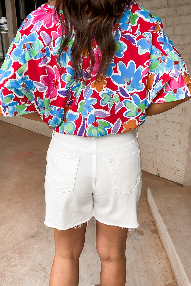 Feeling Wild White Boyfriend Short