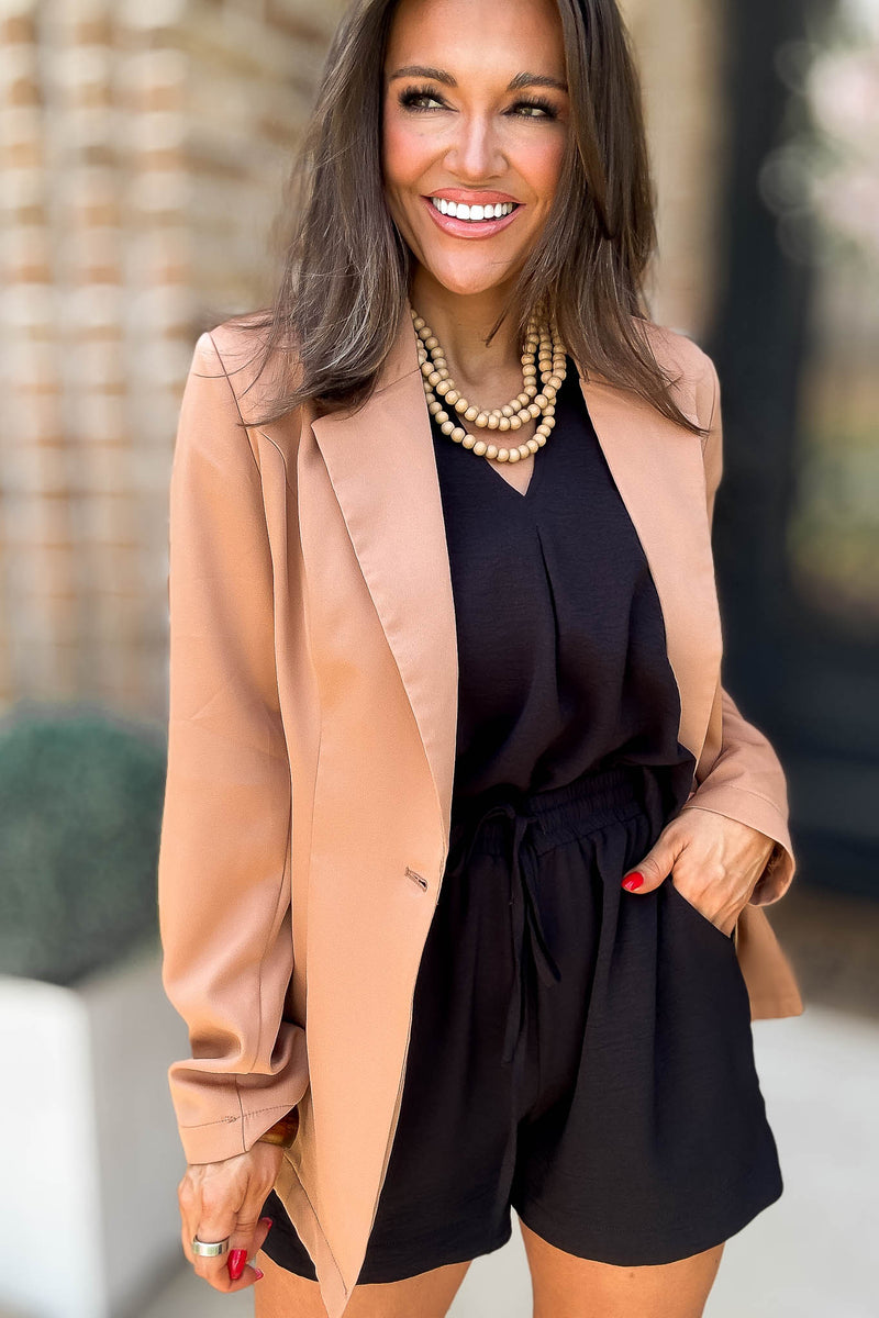 Stylish Taupe Everyday Blazer
