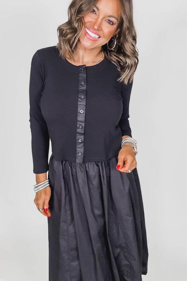 Spring Breeze Black Cardigan