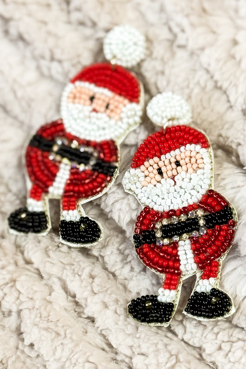 Santa Earrings